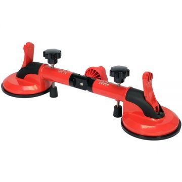 Yato  YT-37214 - Dispozitiv de fixare cu 2 ventuze 50  kg 118  mm