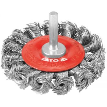 Yato  YT-4759 - Perie disc 75x-  mm fir rasucit tija cilindrica 6 mm