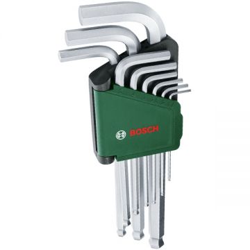 Bosch  1600A032V1 - Set imbusuri 1.5-10 mm 9 bucati cap sferic