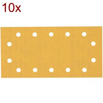 Bosch  EXPERT C470 - Foaie abraziva dreptunghi 230x115 mm 14 gauri granulatie 100 10 buc