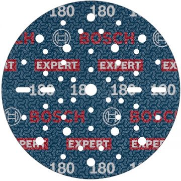 Bosch  EXPERT O780 - Set foi abrazive rotunde 150 mm granulatie 180 49 gauri 50 bucati