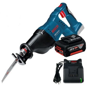 Bosch  GSA 18 V-LI - Fierastrau sabie cu 1 acumulator Li-Ion 18 V 4 Ah protectie suprasarcina