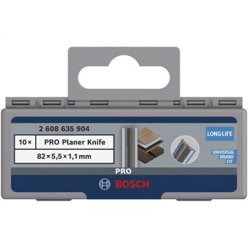 Bosch  PRO Planer Knife - Cutit pentru rindea 82 mm 10 bucati -