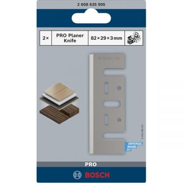 Bosch  PRO Planer Knife - Cutit pentru rindea 82 mm 2 bucati -