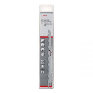 Bosch  S 1531 L - Set panze fierastrau sabie HCS 240 mm 5 dinti/inch dantura standard 25 bucati