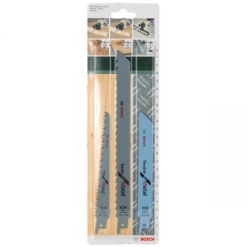 Bosch  S 922 EF S 644 D S 1111 K - Set panze fierastrau sabie mixt - mm - dinti/inch dantura mixta 3 bucati