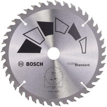 Bosch  STANDARD - Panza fierastrau circular lemn 170x20x2.2 mm 40 dinti