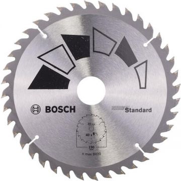 Bosch  STANDARD - Panza fierastrau circular lemn 190x30x2.2 mm 40 dinti