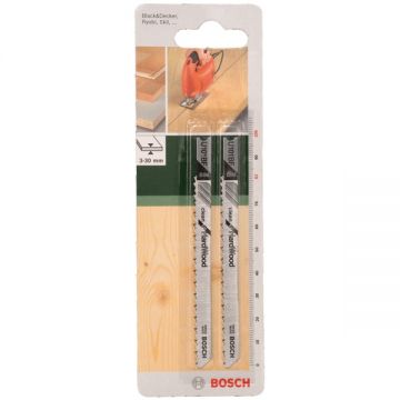Bosch  U 101 BF - Set panze fierastrau pendular tija universala (U) 100 mm lemn taiere dreapta fina 2 bucati