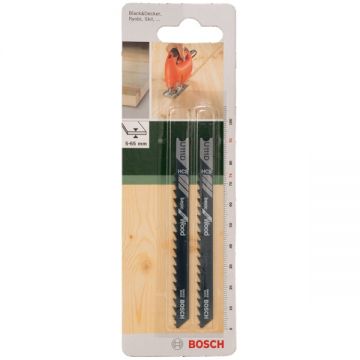 Bosch  U 111 D - Set panze fierastrau pendular tija universala (U) 91 mm lemn taiere dreapta grosiera 2 bucati