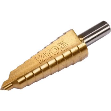 Burghiu in trepte 6-20 mm, Yato, pentru metal si PVC