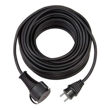 Cablu prelungitor de exterior Brennenstuhl 1161470, 25 m, negru, 3x1.5 mmp, IP44