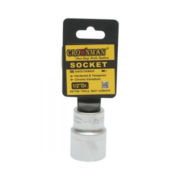Cheie tubulara 21mm, patrat 1/2 Cr-V , Cod: DISUF53, Crownman