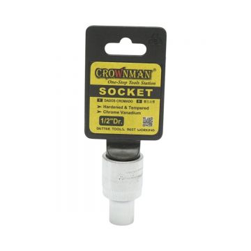 Cheie tubulara 8mm, patrat 1/2 Cr-V , Cod: DISUF50, Crownman