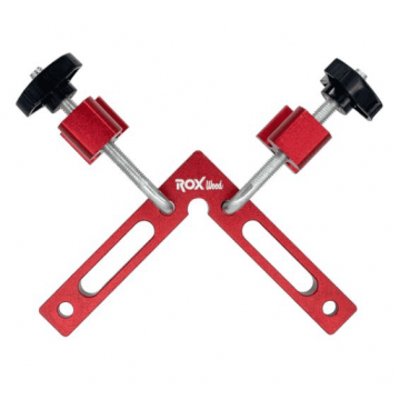 Clema de colt la unghi drept de prindere ROX Wood 153ROX0177, 55 mm