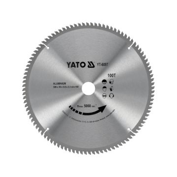Disc fierastrau circular pentru aluminiu 300 mm, 100T, prindere 30 mm