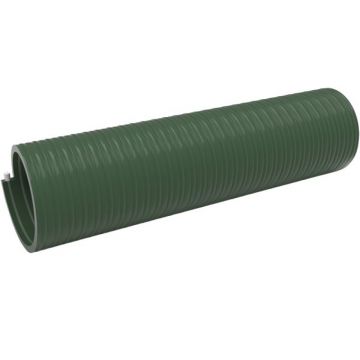 Furtun vidanja, 51mm, super flexibil, rola de 50m, PVC moale cu aditivi de cauciuc sI cu spirala rigida din PVC