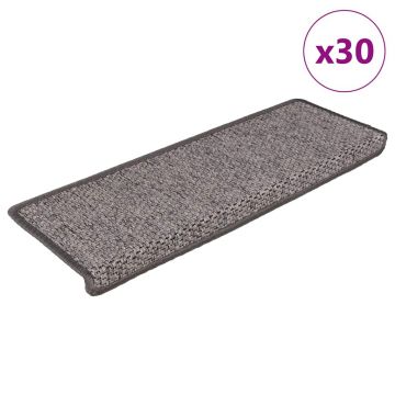 Gossi covoras scari autoadeziv 30 buc. gri&bej 65x21x4cm aspect sisal