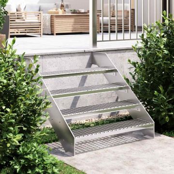 Gossi treapta tip gratar, 90x24x7 cm, otel galvanizat