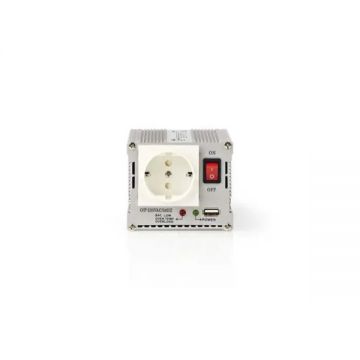 Invertor de tensiune 12V-230V 300W 1x iesire USB, Nedis Invertor de tensiune 12V-230V 300W 1x iesire USB, Nedis