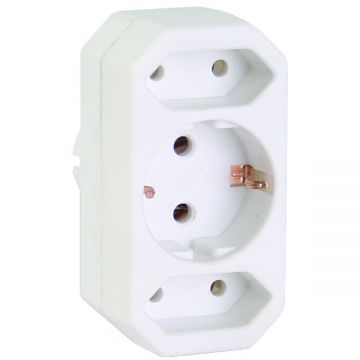 Makalon  700771 - Priza tripla - V pe prelungitor