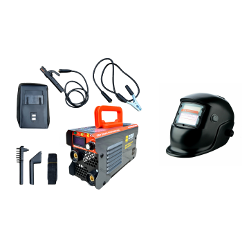 PACHET Aparat sudura ZEP ES002, 250A, Invertor MMA, electrod 1.6–5 mm, 12 KVA, conector 16-25 + Masca sudura automata