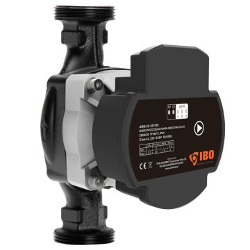 Pompa de recirculare electronica pentru centrala IBO Dambat AMG 25-80/130, 60l/min, 65W, Cablu comunicare pompa de caldura inclus