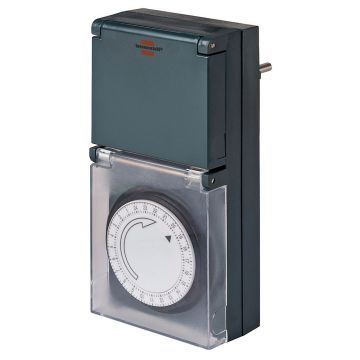 Priza programabila mecanic MZ-44 Brennenstuhl 1506460, 230 V, maxim 3500 W, IP44