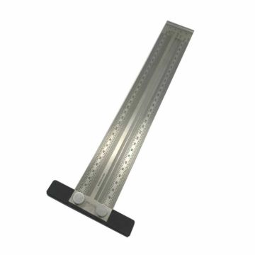 Rigla de marcare in T din aluminiu ROX Wood 153ROX0090, 300 mm