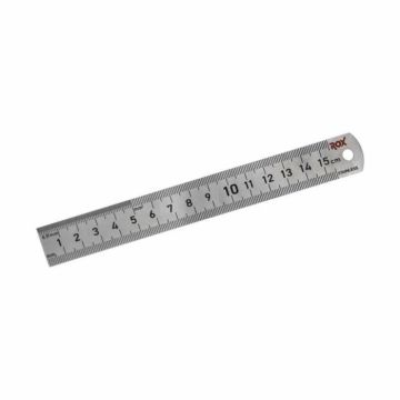Rigla dubla din otel ROX Wood 153ROX0198, 150 mm