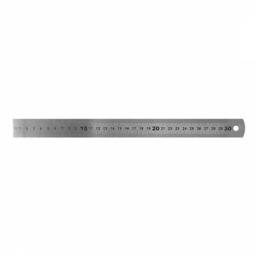 Rigla dubla din otel ROX Wood 153ROX0199, 300 mm