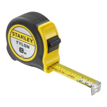 Ruleta Tylon Stanley 1-30-657, 8 m x 25 mm, sistem metric, clasa II, vrac