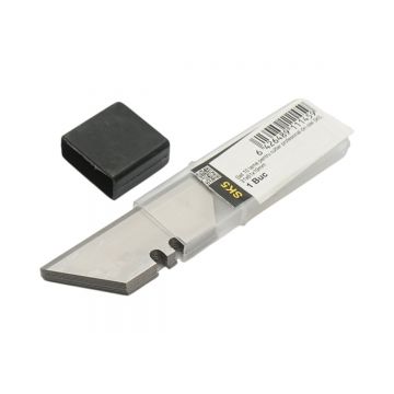 Set 10 lame cutter trapezoidale profesionale 19x61mm din otel SK5, Cod: DISUF15, Crownman