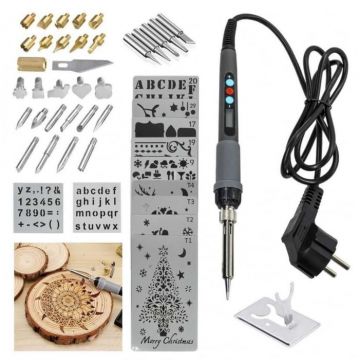 Set pirogravura  ROX Wood  153ROX0143, 60 W, 46 piese
