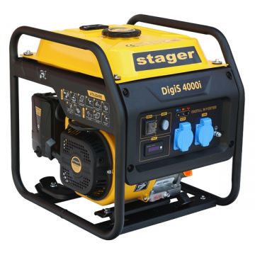 Stager  DigiS 4000i - Generator de curent digital 3.5 kW Stager YH170FB-V 4 timpi 7 CP pornire mecanica