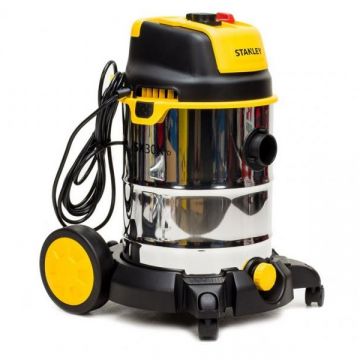 Stanley  SXVC30XTDE - Aspirator umed-uscat 1600 W 190 mbar 30 l priza scule electrice
