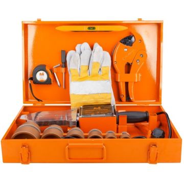 Trusa sudura plita PPR 2400W cu 6 bacuri pentru lipit țevi, Craft-Tec MX561
