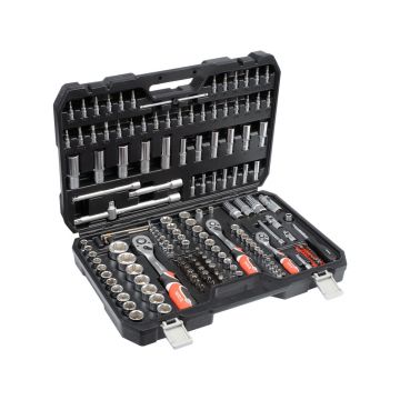 Trusa tubulare si accesorii 173 piese Yato – set complet pentru lucrari profesionale