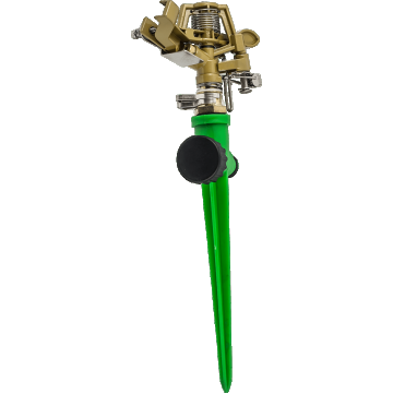 Aspersor Cu Impact Din Alama Pe Tepusa, Presiune 1-4 Bari, Debit Maxim 0,62-1,18 m3/h, Suprateran
