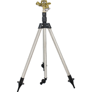 Aspersor Cu Impact Din Alama Pe Trepied, Presiune 1.5-4 Bari, Debit Maxim 0,73-1,18 M3/h, Suprateran,diametru De Aspersie 23-28 M