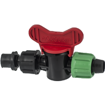 Conector Cu Robinet Si Garnitura Pentru Tub De Picurare,Dimensiune 16mm, Presiune 4 Bari