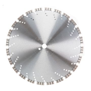 Disc diamantat Zonetec ZA241STB400132425, pentru beton armat, taiere segmentata, 400x25.4x13 mm