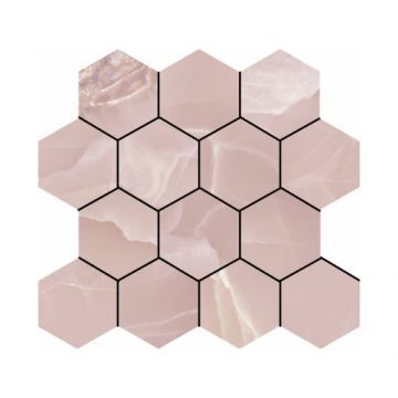 Gresie / Faianta Baldocer Hexa Onyx Pulido 27x29 cm - Culoare rose onyx Gresie / Faianta Baldocer Hexa Onyx Pulido 27x29 cm - Culoare rose onyx