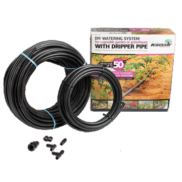 Kit Pentru Irigarea Prin Picurare a Unei Suprafete De Maxim 50 M², Pentru Gradini De Legume Sau Sere