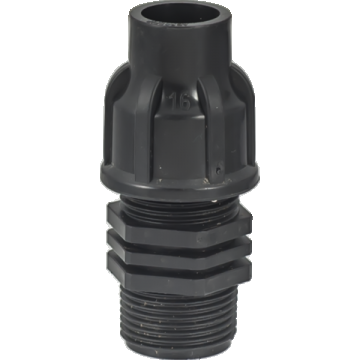 Racord Filet Exterior Pentru Tub De Picurare, Ldpe, Dimensiune 16x3/4