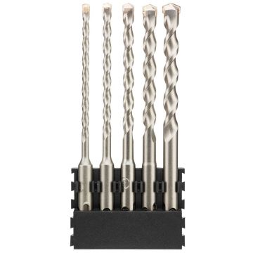 Set 5 burghie pentru beton DeWALT DT70837, SDS Plus, suport plastic