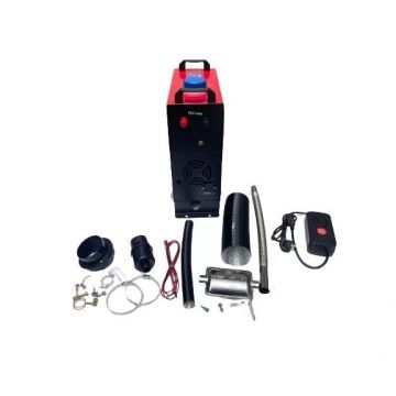 Aeroterma pe motorina 8kW, rezervor 5L, 220V/12V/24V, cu evacuare, telecomanda, afisaj digital, Campion CMP1455