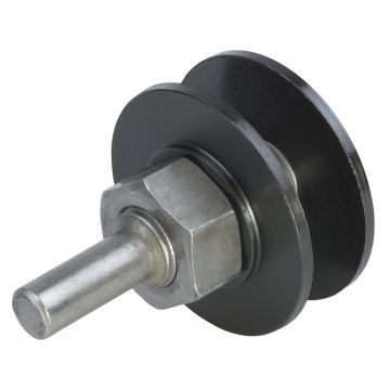 Ax prindere Wolfcraft 2139000, pentru discuri de slefuire si polisare cu diametrul interior de 13 si 22, 2 mm, tija prindere 8 mm