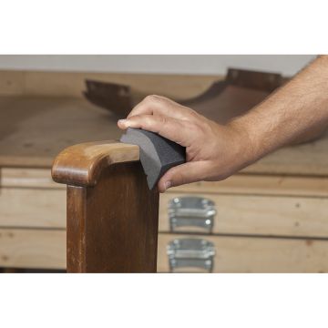 Burete slefuire Wolfcraft 2778000, dimensiuni 100x90x25 mm, granulatie 60