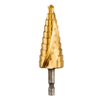 Burghiu in trepte Dewalt DT5030 , 14-25 mm, tija 1/4 mm